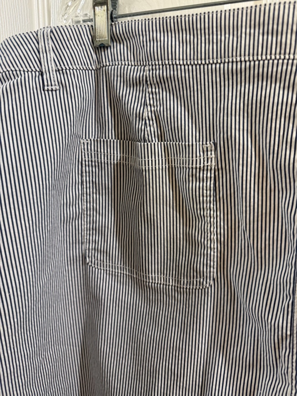 Karen Scott Navy and White Striped Women’s Skort - Picture 9 of 9